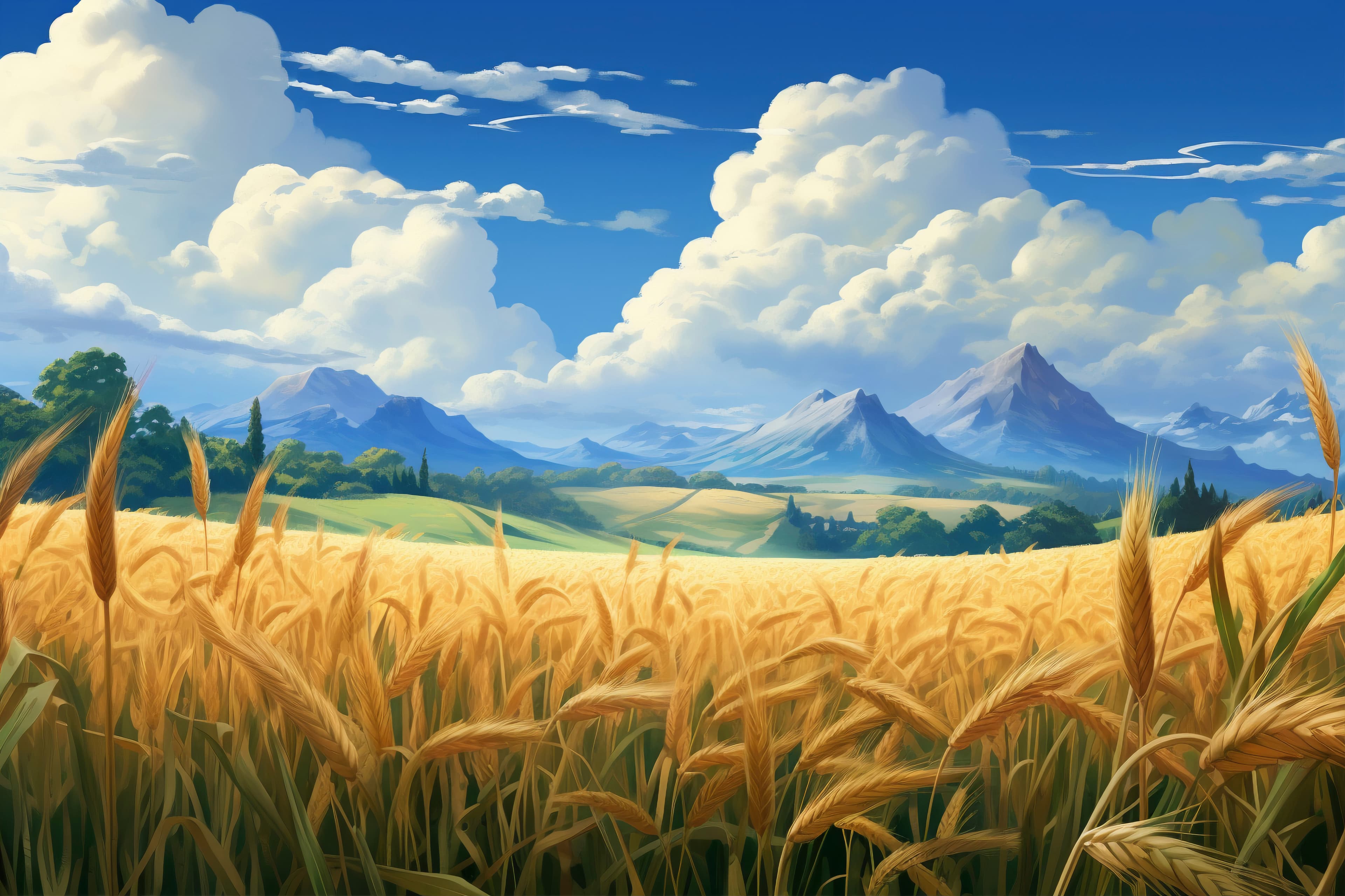 Lifestyle summer scene with cartoon design background